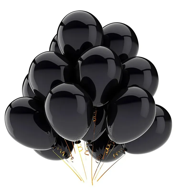 Гелиевые шары черные